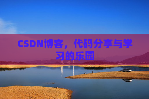 CSDN博客,代码分享与学习的乐园